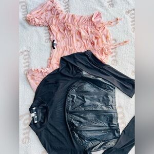 Cropped tops set of 2 - Size M